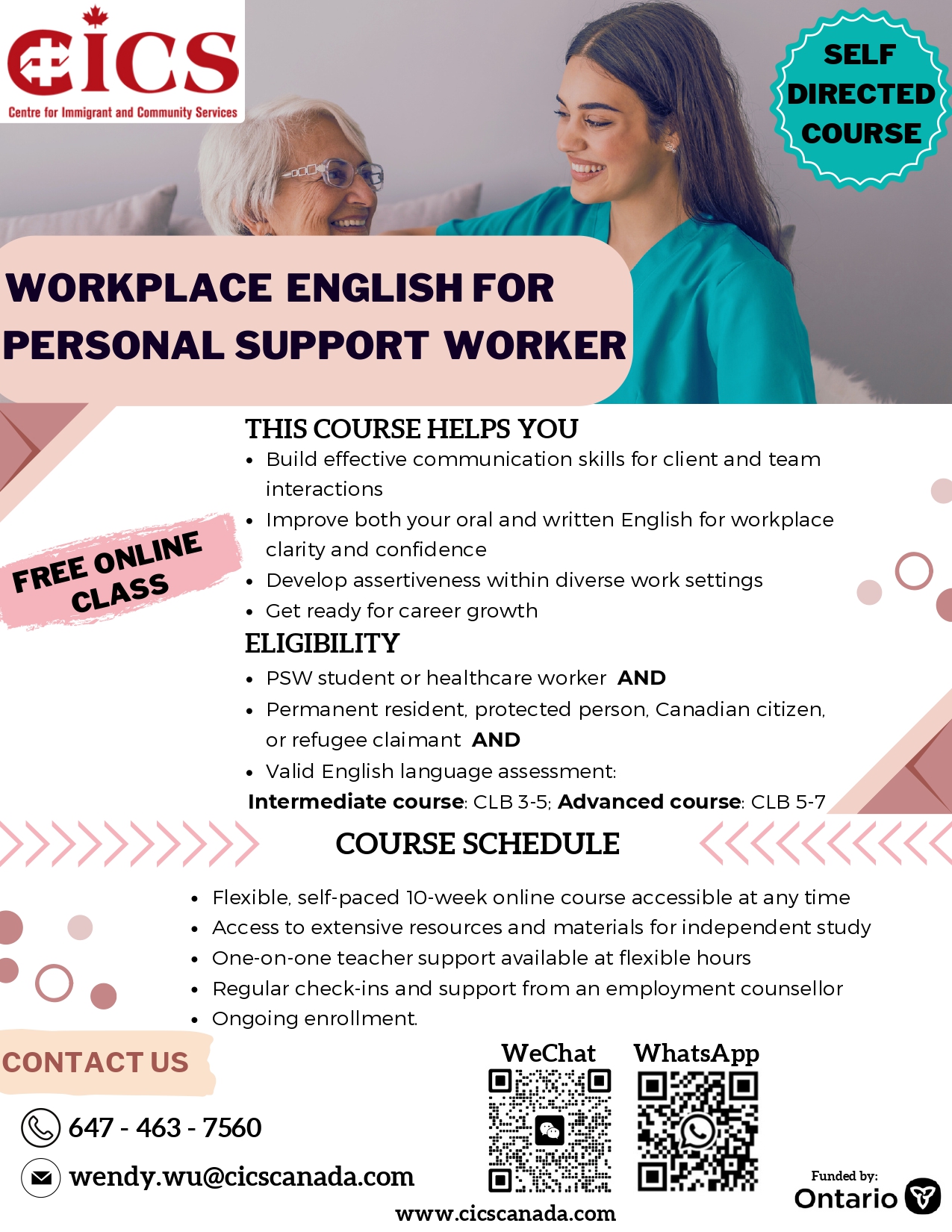 Workplace English for Personal Support Workers